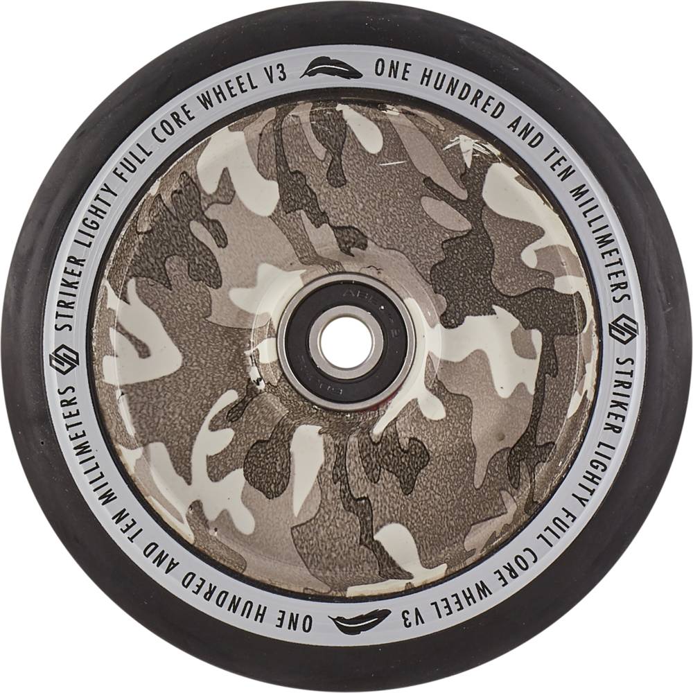 Striker Lighty Fullcore V3 Scooter Wheel 110mm - Black PU - Snow Camo
