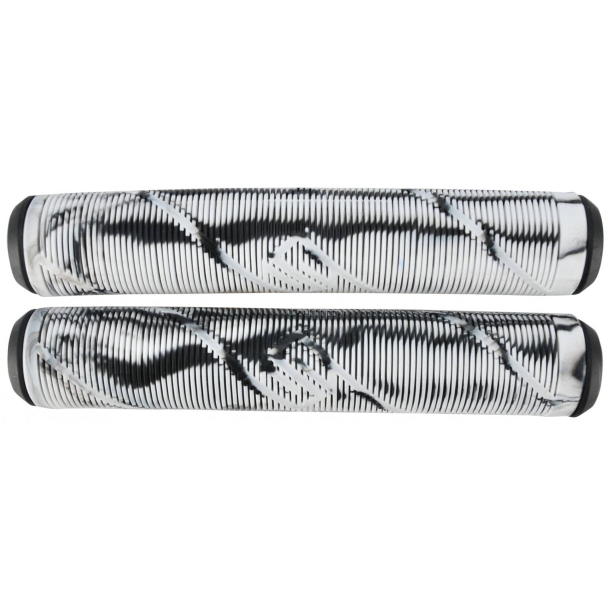 Striker Logo Scooter Grips - Black/White