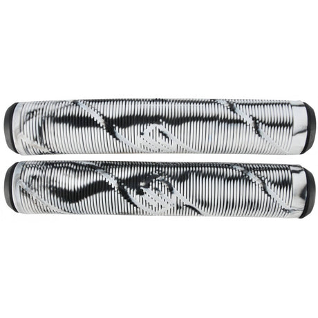 Striker Logo Scooter Grips - Black/White