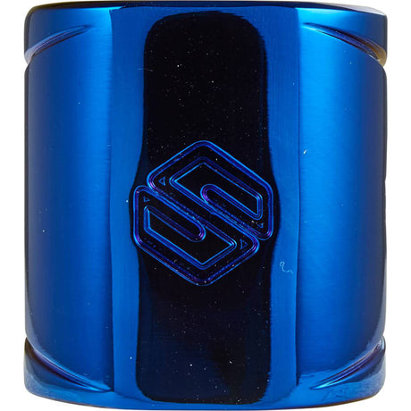 Striker Essence Double V2 Pro Scooter Collar Clamp - Blue Chrome