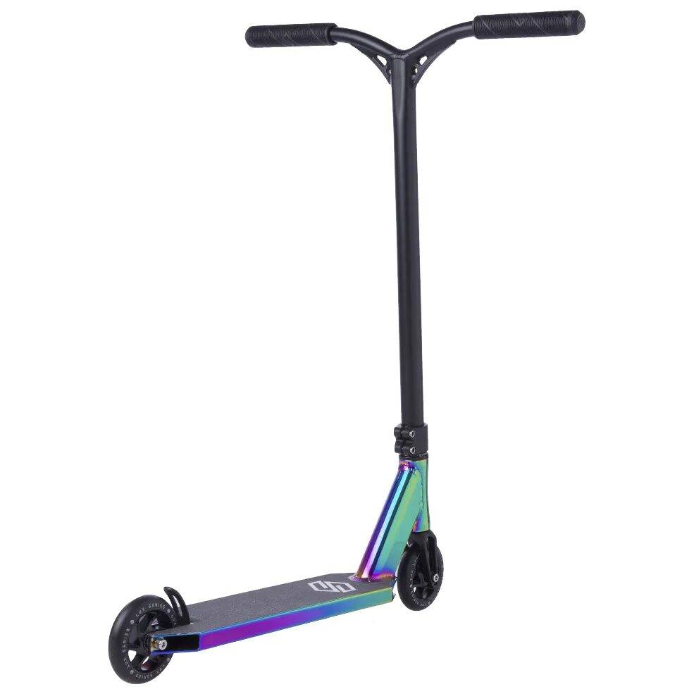 Striker Lux Stunt Scooter - Rainbow Deck