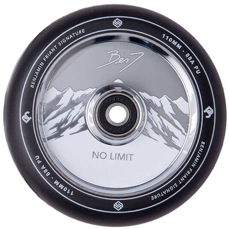 Striker Benj No Limit Pro Scooter Wheel 110mm - Black/Chrome