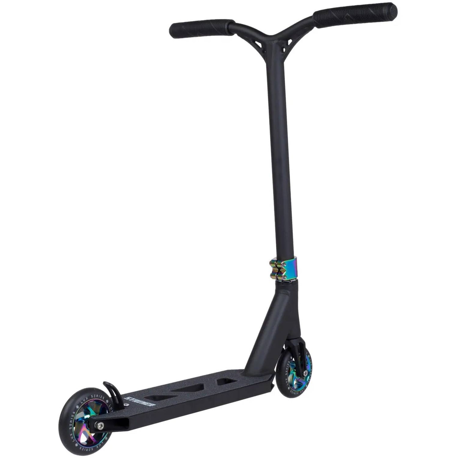 Striker Lux Youth Stunt Scooter - Black/Rainbow