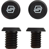 Striker Logo Scooter Grips - Black/Yellow