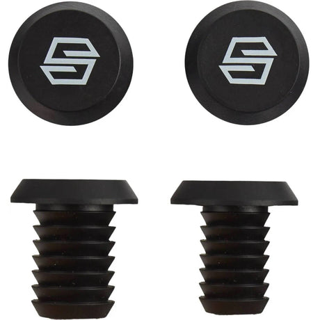 Striker Logo Scooter Grips - Black/Yellow
