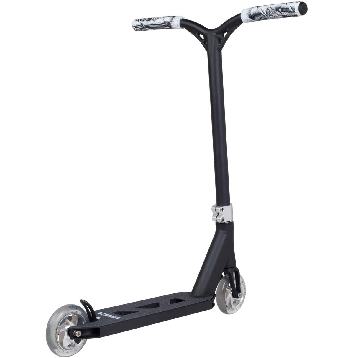 Striker Lux Youth Stunt Scooter - Clear Silver