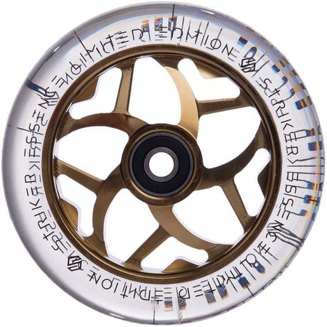 Striker Essence V3 Pro Scooter Wheel 110mm - Gold/Clear PU