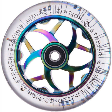 Striker Essence V3 Pro Scooter Wheel 110mm - Rainbow/Clear PU