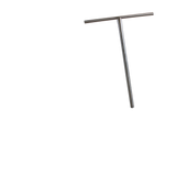 Striker Titanium T V2 HIC/SCS Scooter Bars - Raw 710mm