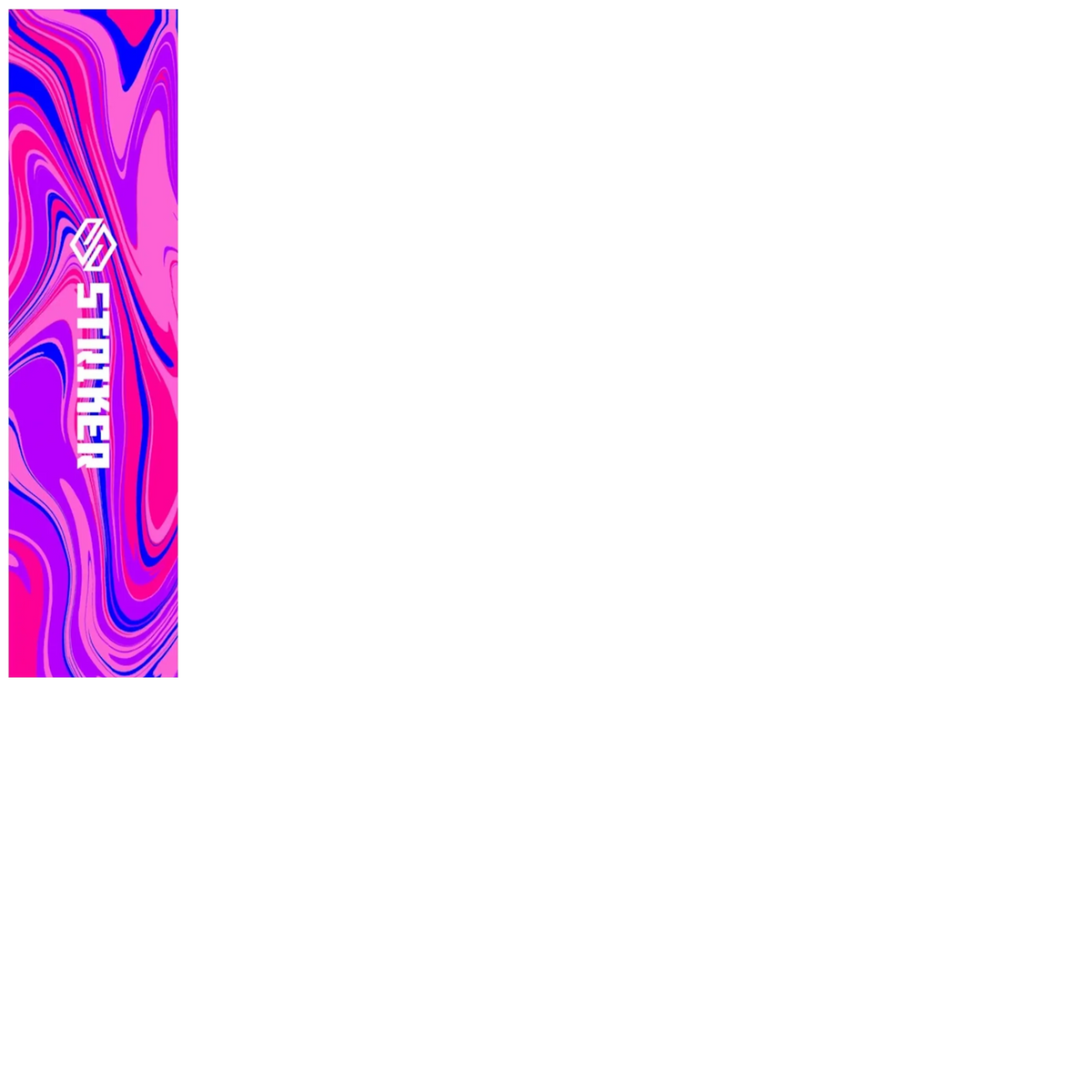 Striker Stunt Scooter Grip Tape - Marble Swirl Magenta 22" x 6.5"