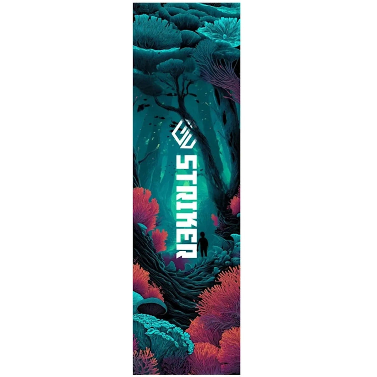 Striker Stunt Scooter Grip Tape - Teal/Purple 22" x 6.5"