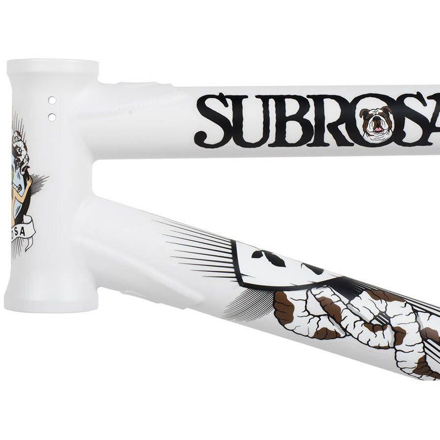 Subrosa Wild Child 20.5'' BMX Frame - Matte White