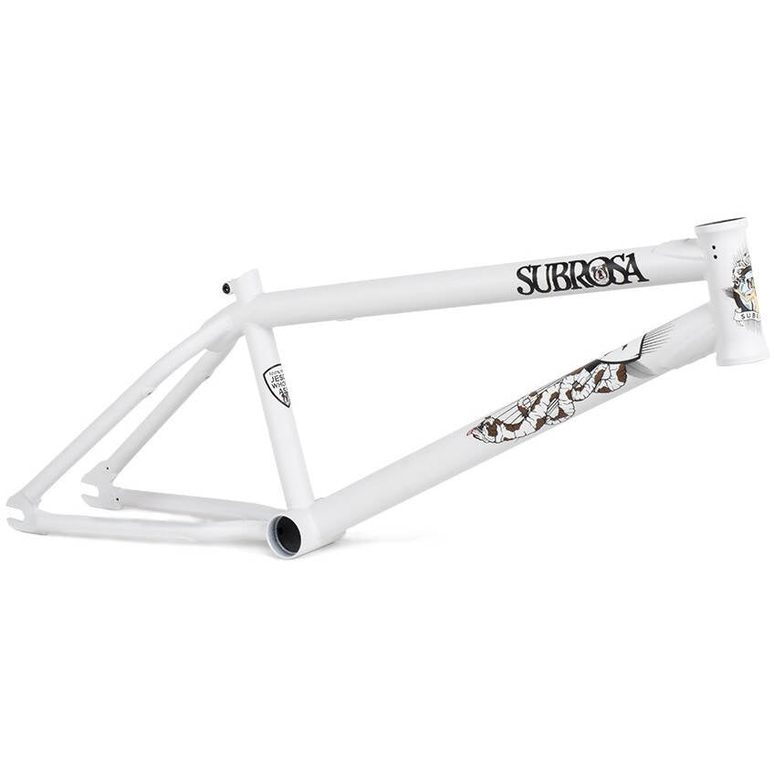 Subrosa Wild Child 21'' BMX Frame - Matte White