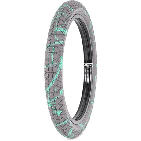 Subrosa Designer BMX Tyre - Teal Drip - 2.4''