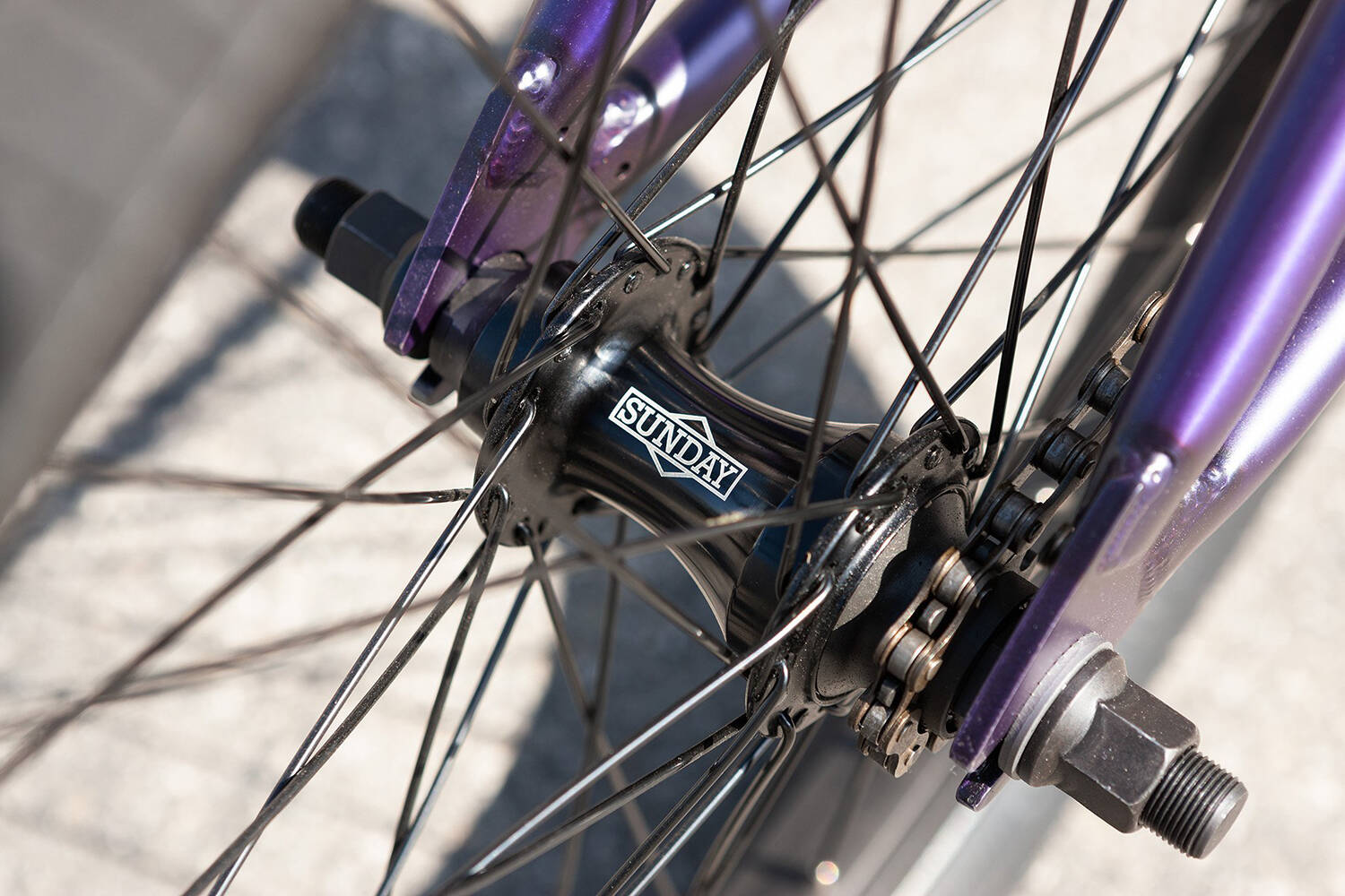 Sunday 2022 Scout 20.75'' Complete BMX - Matte Translucent Purple