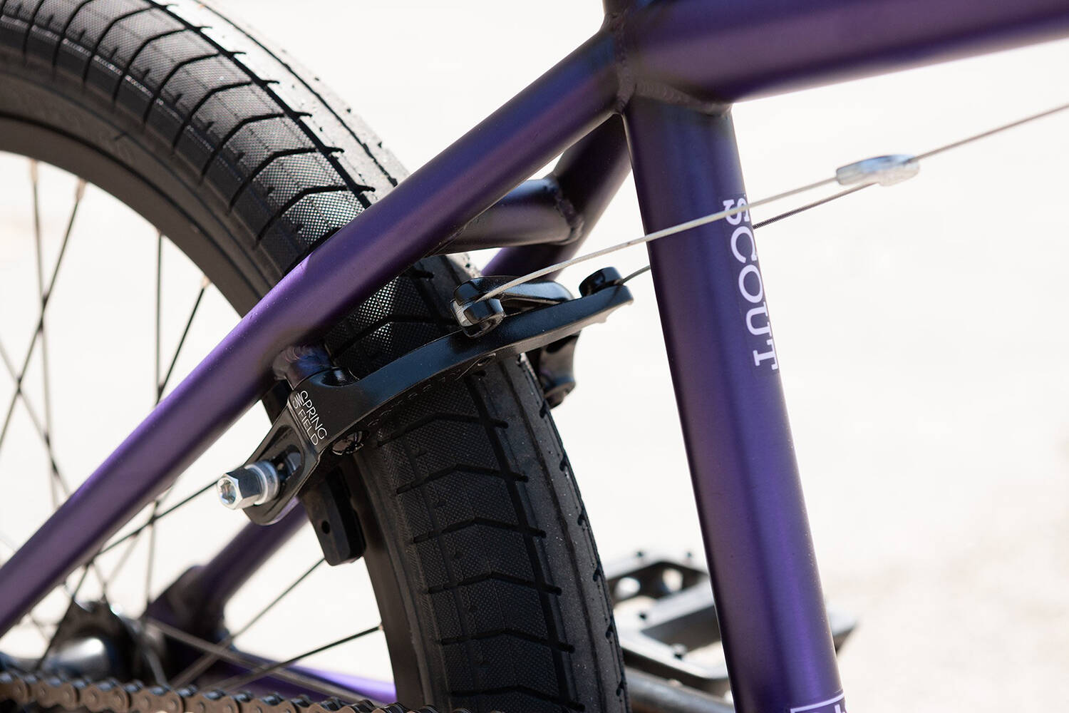 Sunday 2022 Scout 20.75'' Complete BMX - Matte Translucent Purple