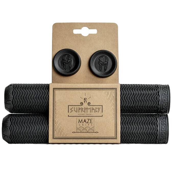 Supremacy Maze Scooter Bar Grips - Black