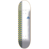 Sushi Checker Logo Custom Skateboard - White/Blue 8.125''