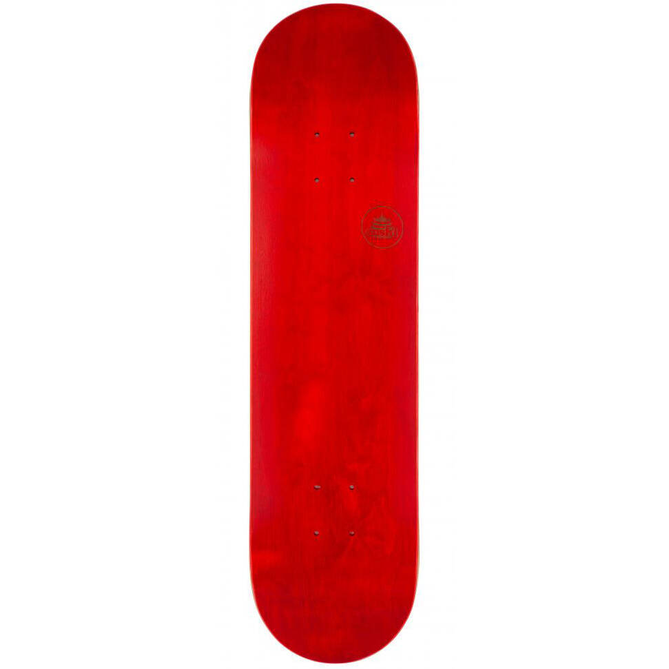 Sushi Pagoda Stamp Skateboard Deck - Red 7.875'' 