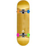 Sushi Pagoda Foil Custom Skateboard - Gold/Multi 8.125''