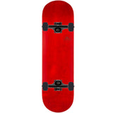 Sushi Pagoda Stamp Custom Skateboard - Red/Black 7.875''