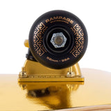 Sushi x Rampage Pagoda Foil Custom Skateboard - Gold/Black 8.125"