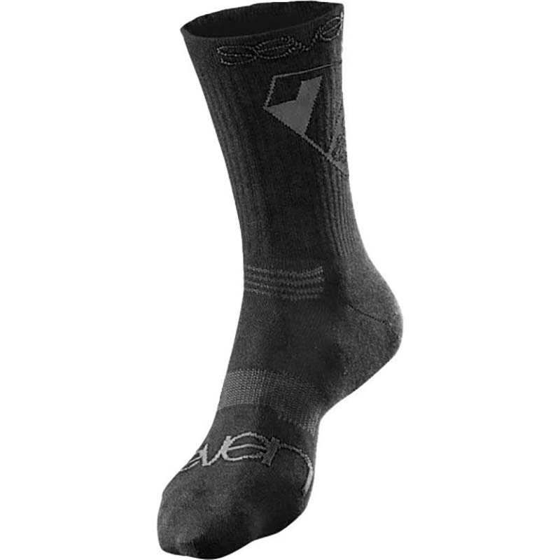 7iDP Crew Socks - Black/Grey