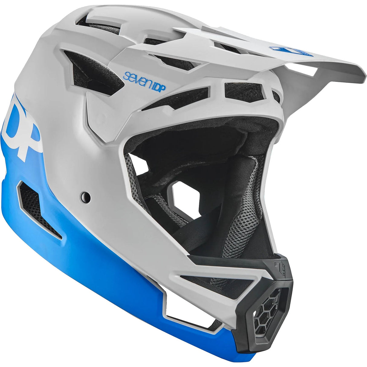 7iDP Project 23 ABS Full Face Helmet - Grey/Blue