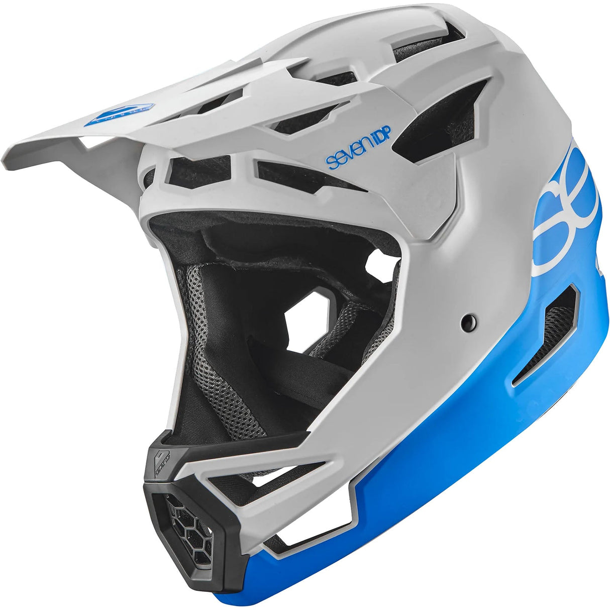 7iDP Project 23 ABS Full Face Helmet - Grey/Blue