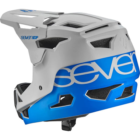 7iDP Project 23 ABS Full Face Helmet - Grey/Blue