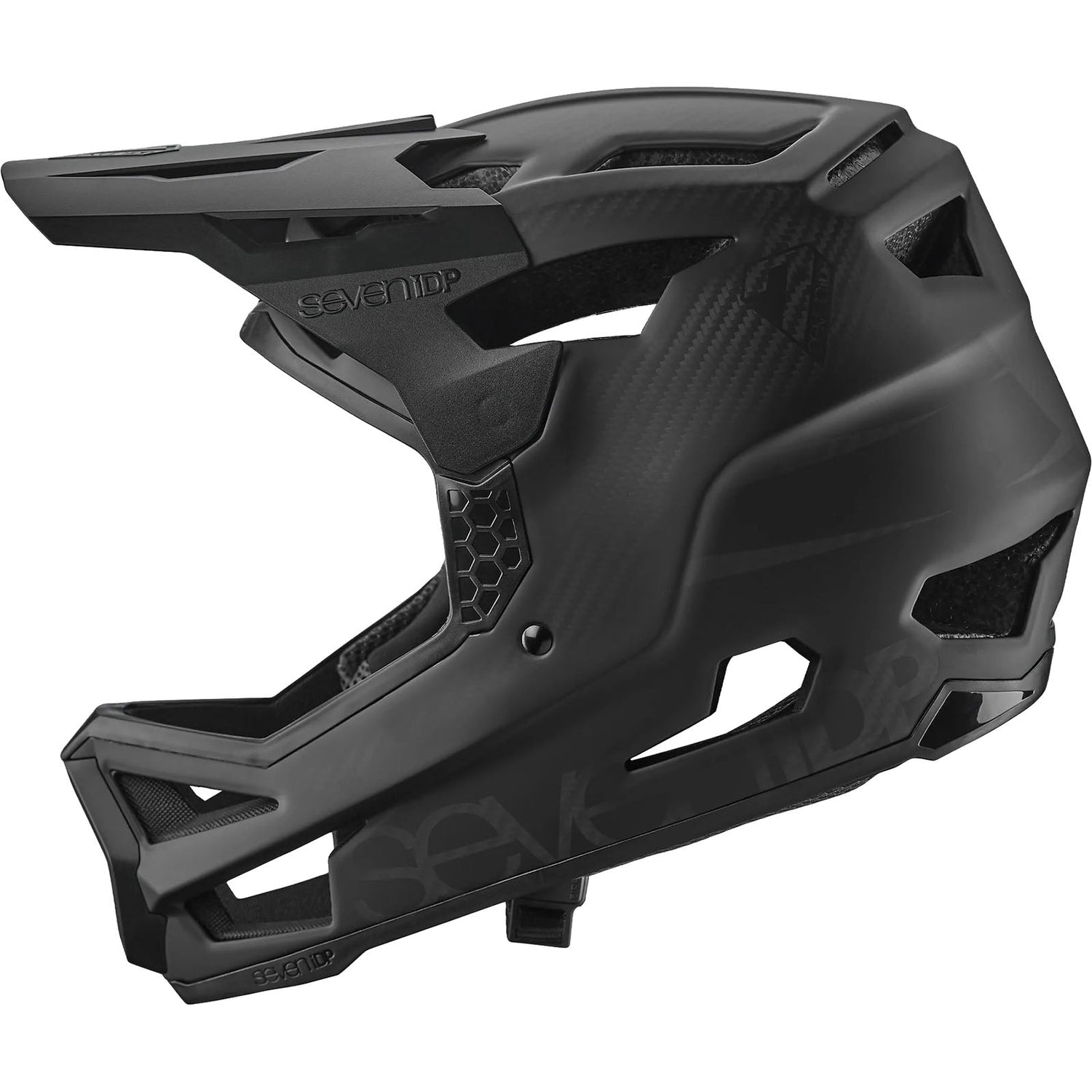 7iDP Project 23 Carbon Full Face Helmet - Black/Raw Carbon