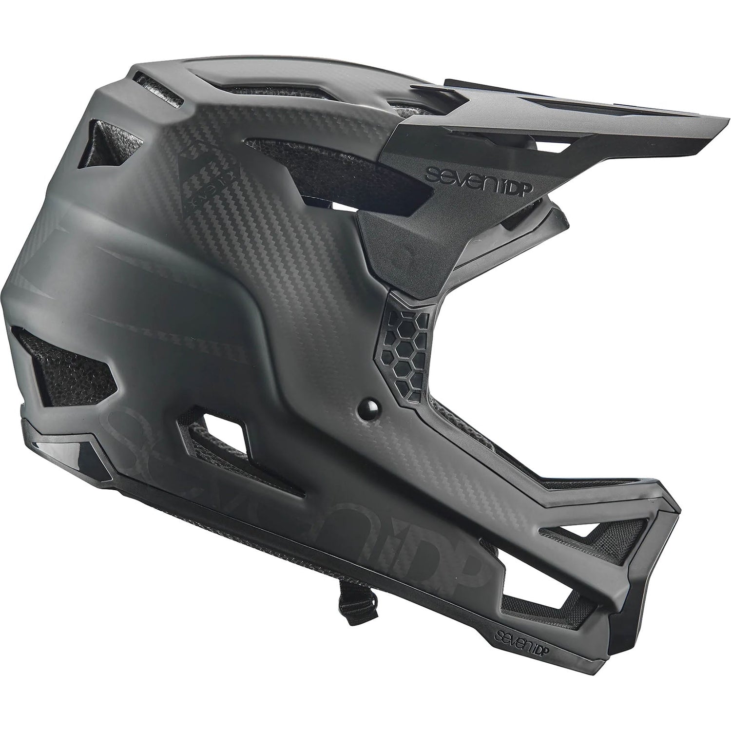 7iDP Project 23 Carbon Full Face Helmet - Black/Raw Carbon