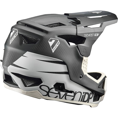 7iDP Project 23 Carbon Full Face Helmet - Cool Grey/Raw Carbon