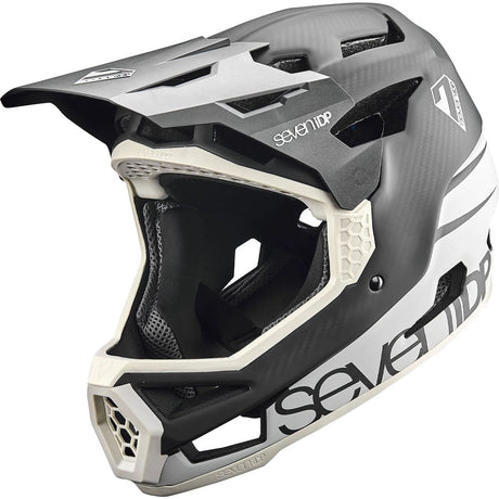 7iDP Project 23 Carbon Full Face Helmet - Cool Grey/Raw Carbon