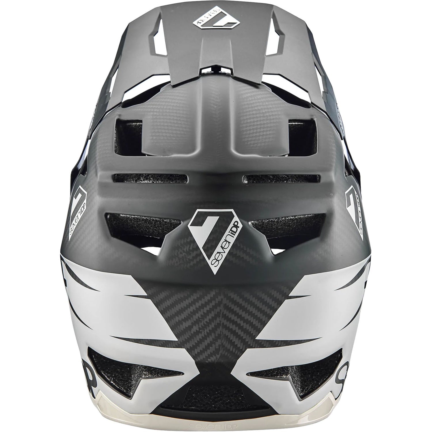 7iDP Project 23 Carbon Full Face Helmet - Cool Grey/Raw Carbon
