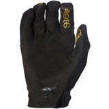 7iDP Control Gloves - Black/Gold Pinstripe