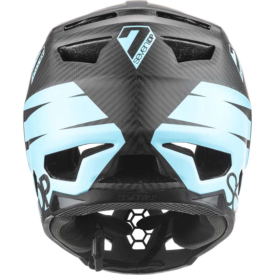 7iDP Project 23 Carbon Full Face Helmet - Matt Ice Blue / Black