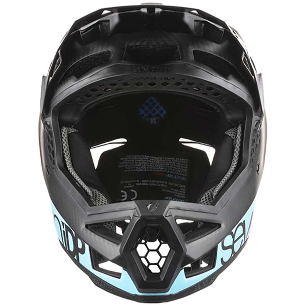 7iDP Project 23 Carbon Full Face Helmet - Matt Ice Blue / Black
