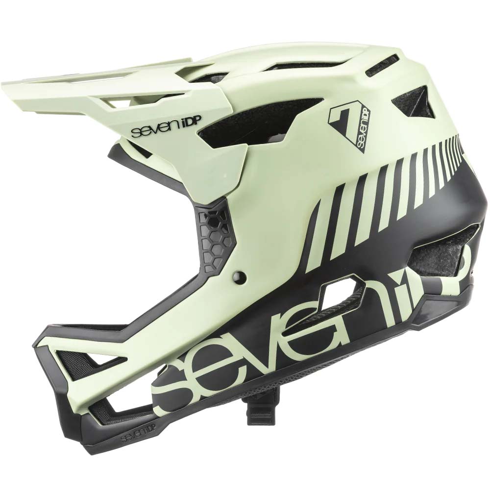 7iDP Project 23 Glass Fibre Full Face Helmet - Glacier Green/Black