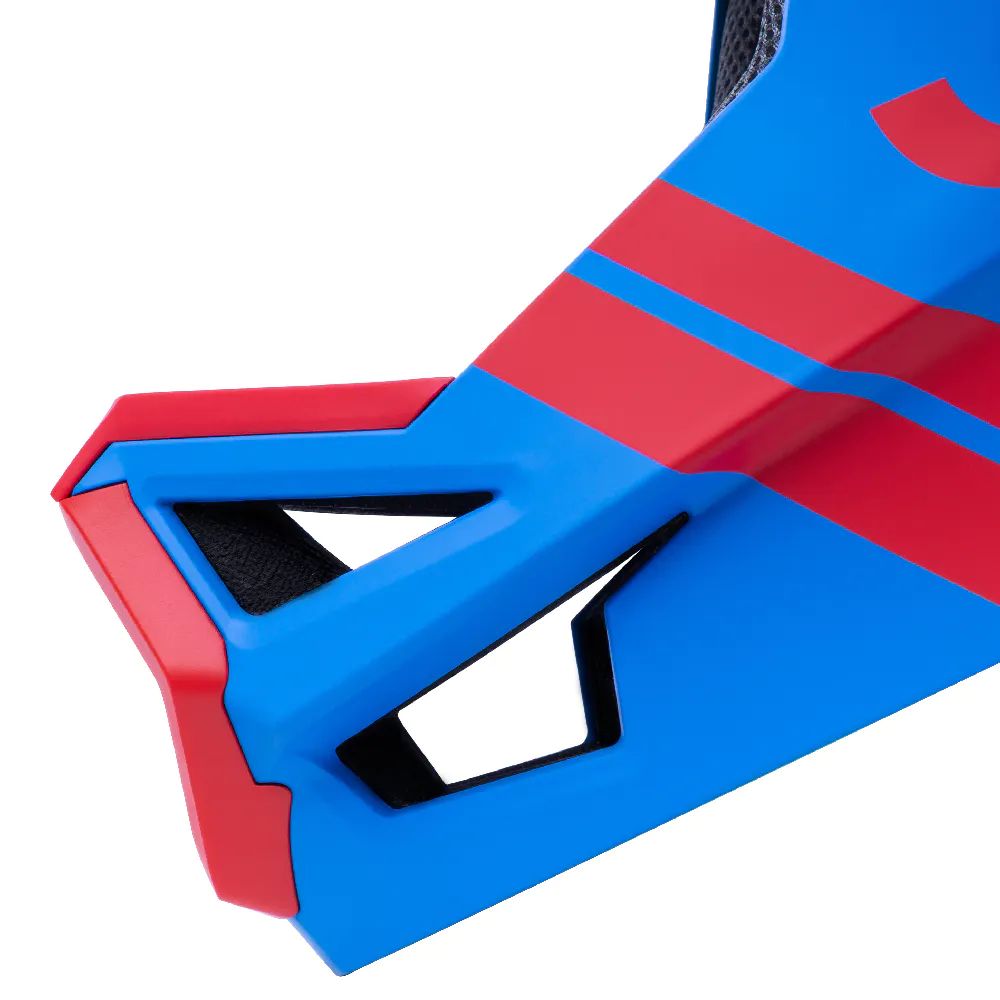 7iDP Project 23 ABS Full Face Helmet - Matte Electric Blue/Gloss Thruster Red