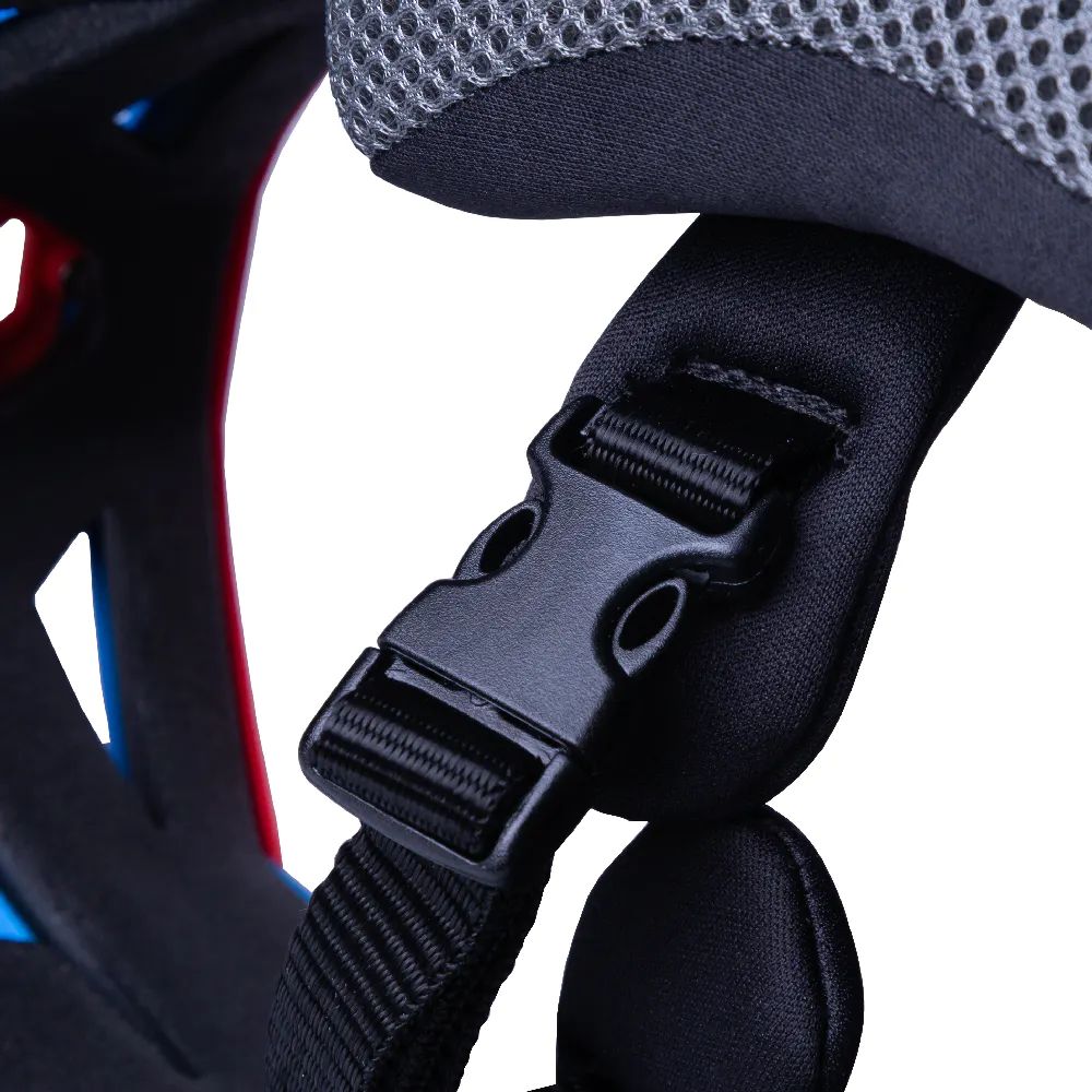 7iDP Project 23 ABS Full Face Helmet - Matte Electric Blue/Gloss Thruster Red