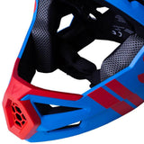 7iDP Project 23 ABS Full Face Helmet - Matte Electric Blue/Gloss Thruster Red