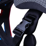 7iDP Project 23 ABS Full Face Helmet - Matte Electric Blue/Gloss Thruster Red