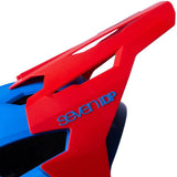 7iDP Project 23 ABS Full Face Helmet - Matte Electric Blue/Gloss Thruster Red