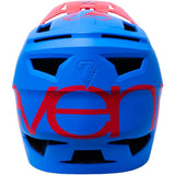 7iDP Project 23 ABS Full Face Helmet - Matte Electric Blue/Gloss Thruster Red