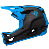 7iDP Project 23 Carbon Full Face Helmet - Raw/Electric Blue