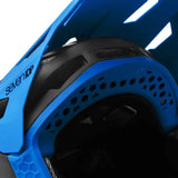 7iDP Project 23 Carbon Full Face Helmet - Raw/Electric Blue