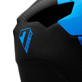 7iDP Project 23 Carbon Full Face Helmet - Raw/Electric Blue