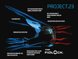 7iDP Project 23 Carbon Full Face Helmet - Raw/Electric Blue