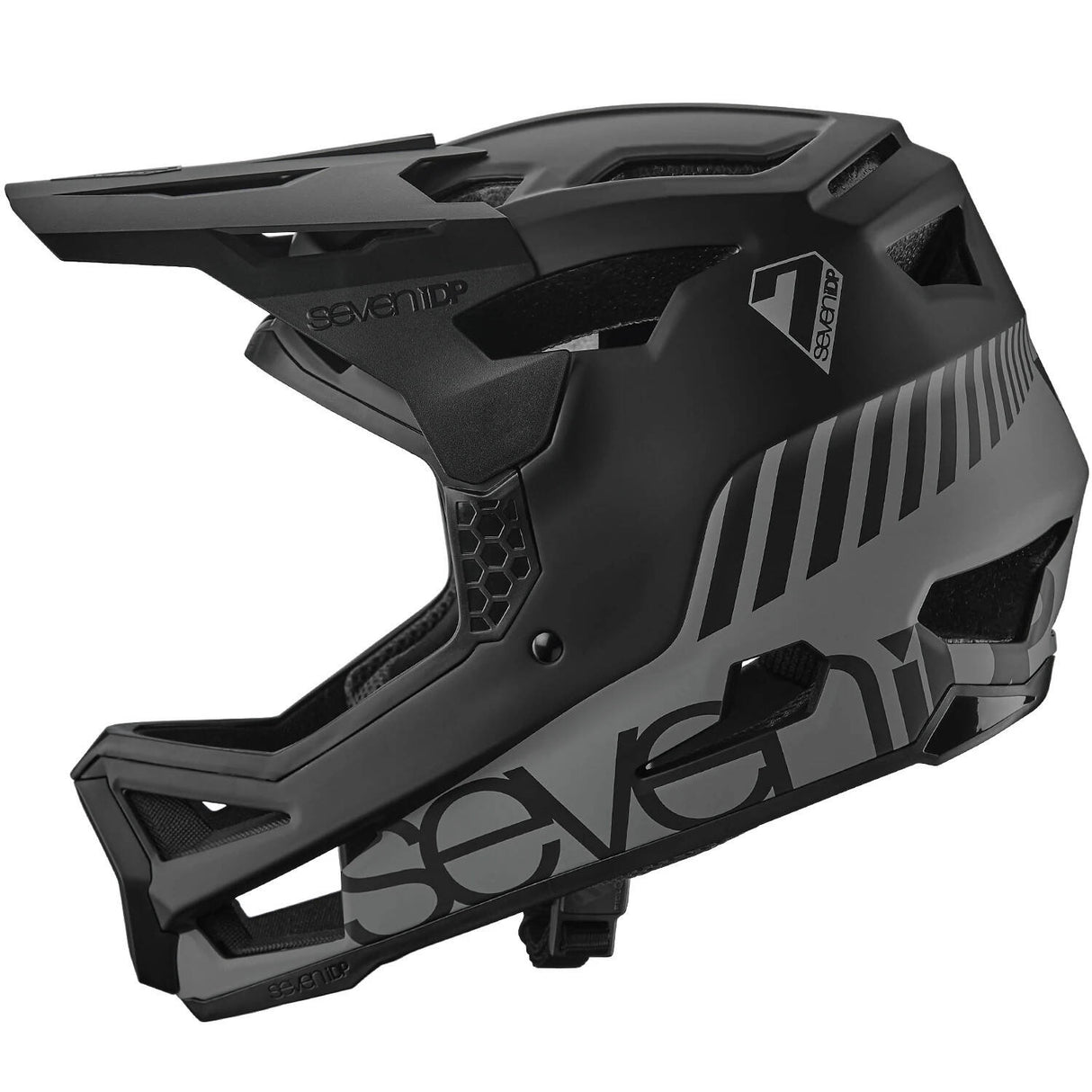 7iDP Project 23 Glass Fibre Full Face Helmet - Graphite/Black